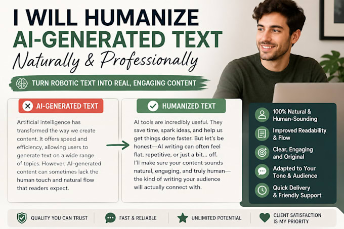 humanize ai generated text naturally