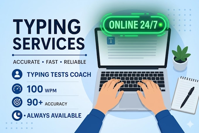 help you improve typing speed and prepare for online typing test