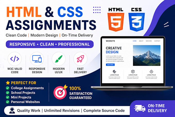 do html css assignments