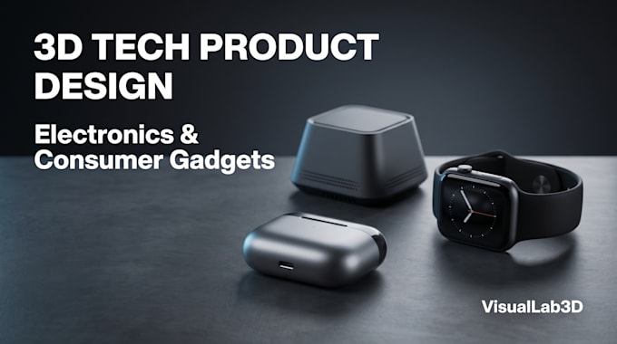 3d product design 3d cad modeling 3d product rendering tech gadget electronics