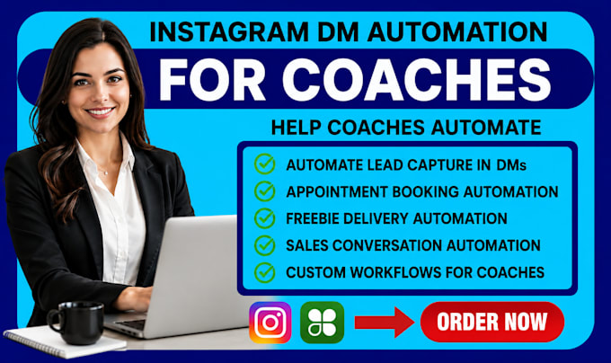 setup manychat instagram dm automation for coaches