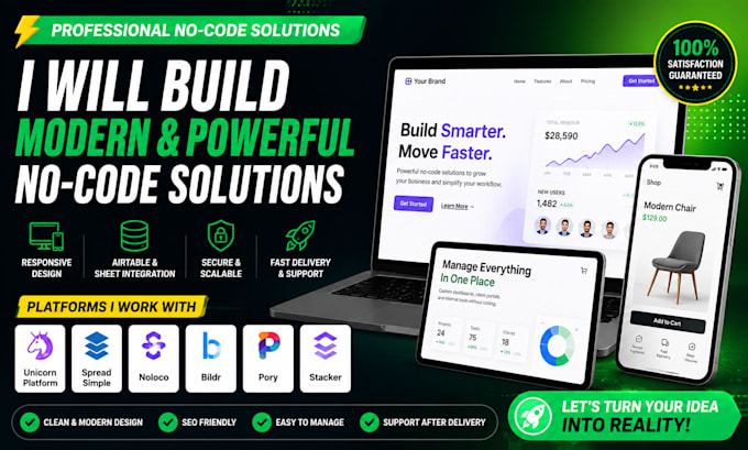 setup unicorn platform spreadsimple noloco bildr pory stacker ecommerce website