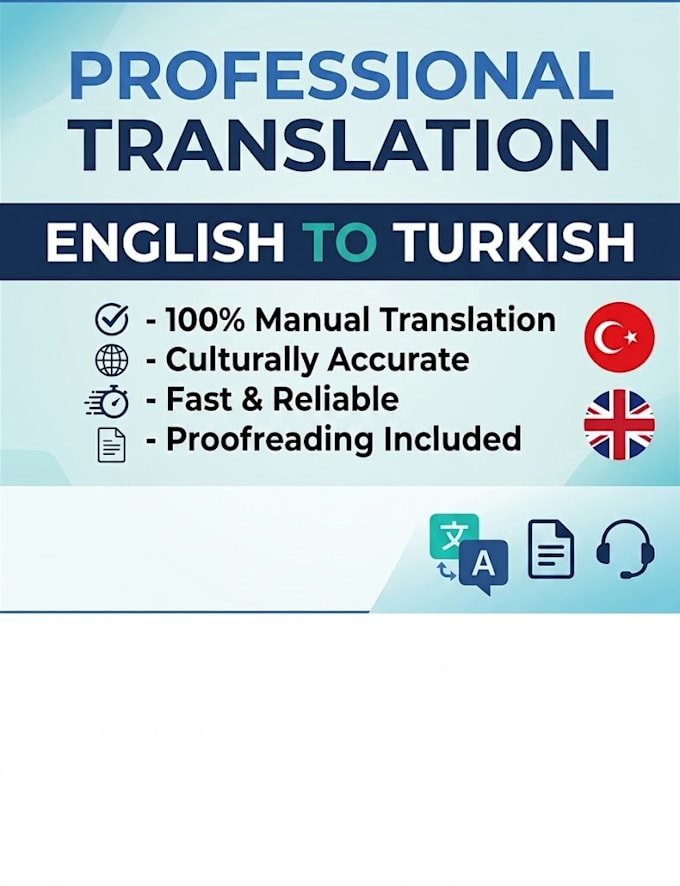 translate english to turkish and write creative content