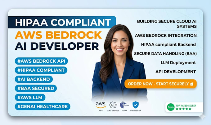 aws bedrock developer AWS bedrock API hipaa compliant AWS ai backend AWS llm