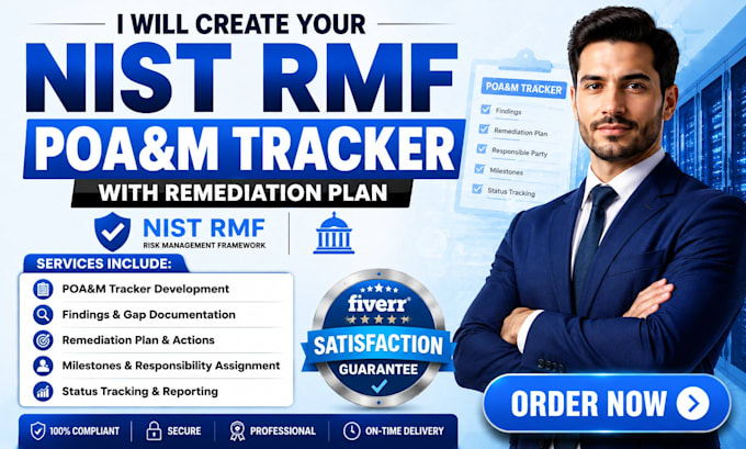 create your nist rmf poam tracker with remediation plan