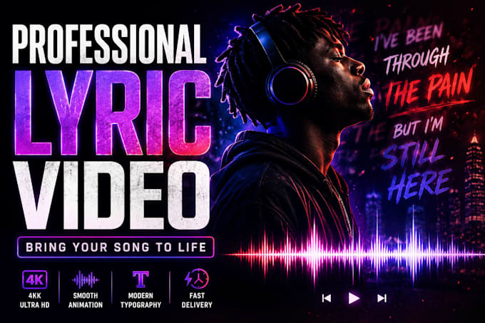 create cinematic ai anime lyric video for your song
