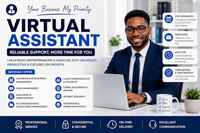 be your professional virtual assistant