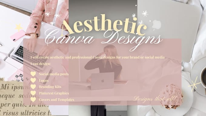 create aesthetic canva designs