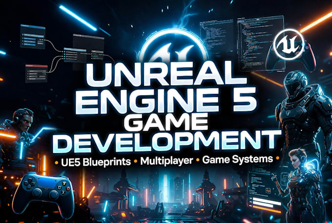 do unreal engine game development, develop unreal engine game, ue5 blueprints