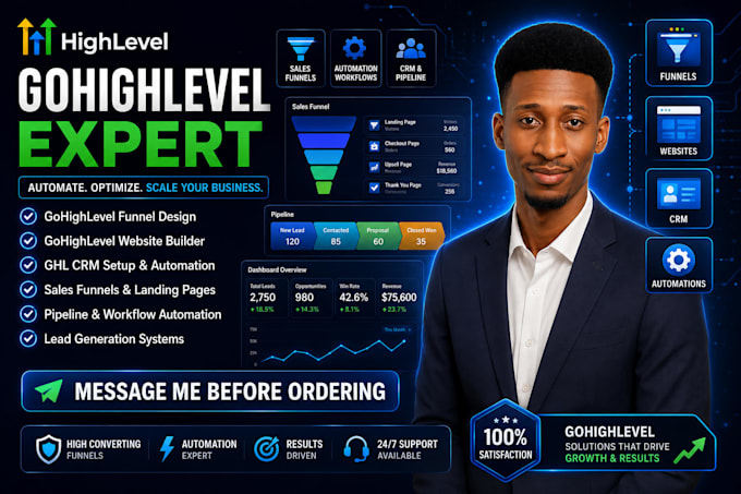 ghl virtual assistant, ghl migration, gohighlevel websites, ghl workflow expert