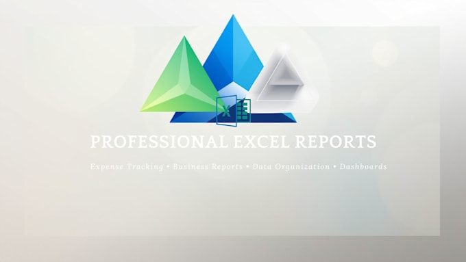 create professional expense reports and financial excel trackers
