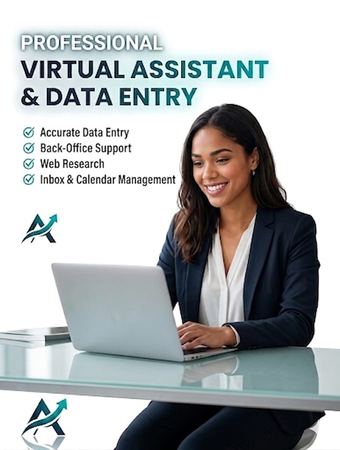 be your professional virtual assistant for data entry and back office