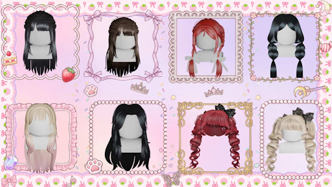 create a custom roblox hair