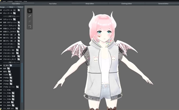 create 3d animation 3d rigging 3d character model for vtuber, vroid, vrchat, mmd