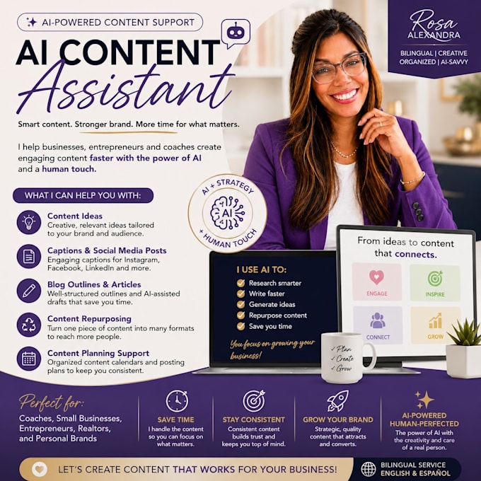 create ai content support for brands and entrepreneurs