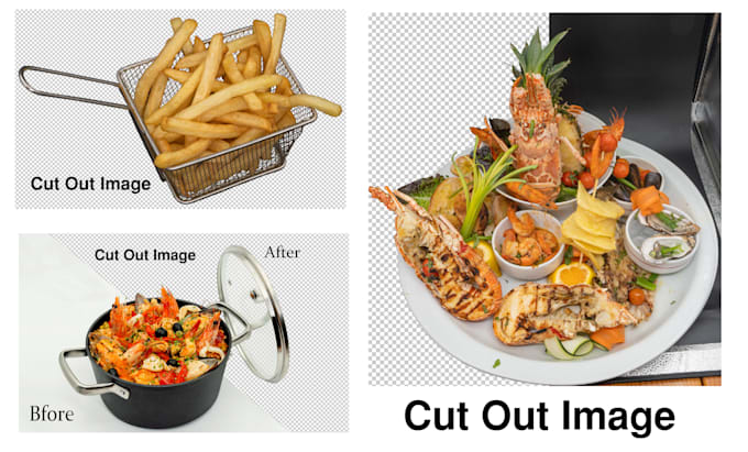 food image cut out,bg remove 6 hour service