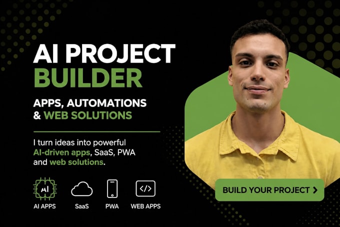 build ai mobile apps, saas and modern web applications