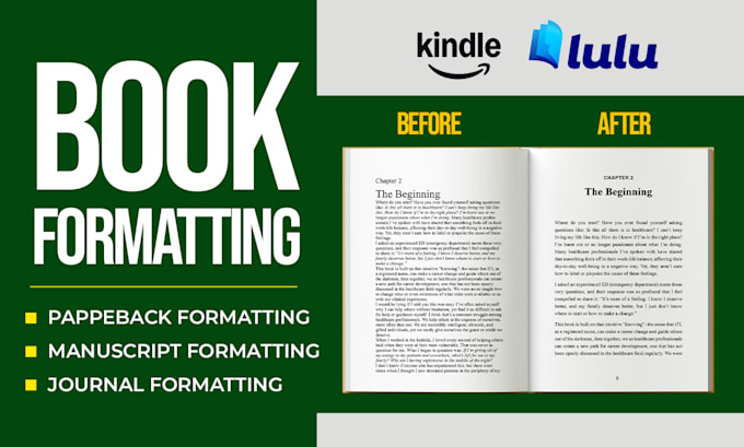 do paperback formatting, manuscript document print, fix margin error