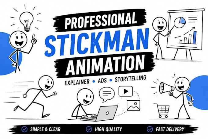 create sticky man explainer video