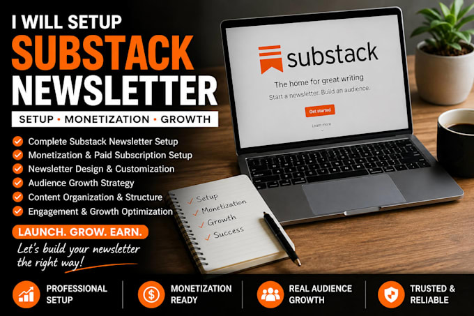 setup substack newsletter substack monetization substack growth newsletter