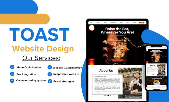 build a toast  pos restaurant website setup online ordering with delivery system