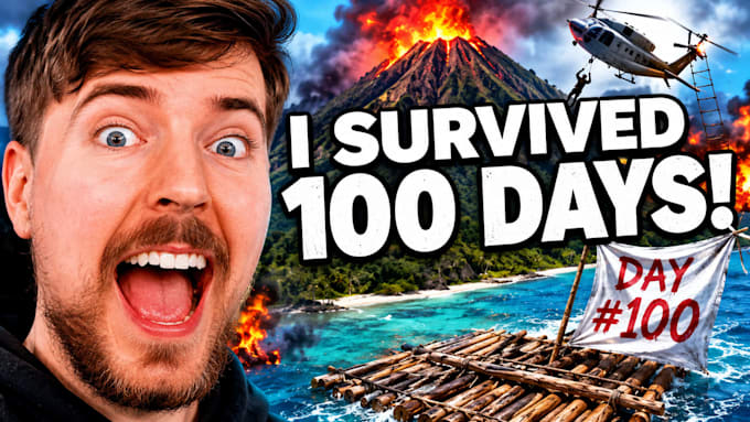 create professional youtube thumbnails, high CTR design