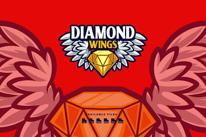 luxury diamond style logo design for premium brands