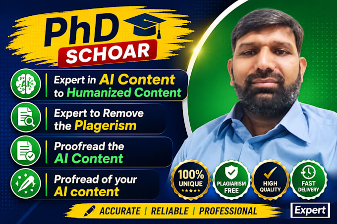 convert ai content into humanized, plagiarism free content