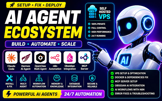 claude code hermes ai agent n8n mcp server vps fix openclaw multi agent obsidian