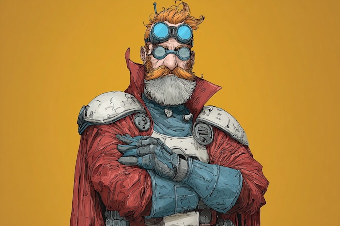 amazing comic cartoon character