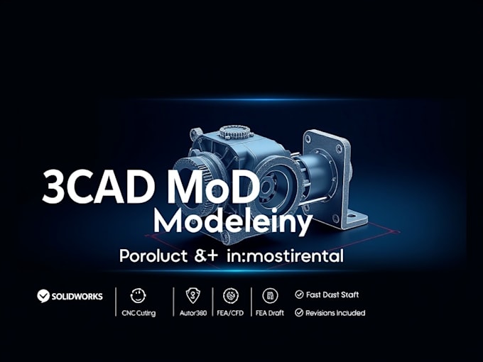 do 3d cad modeling, industrial and product design