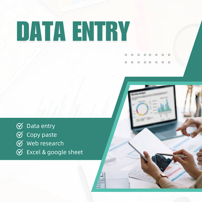 do professinional data entry , copy paste and web research work