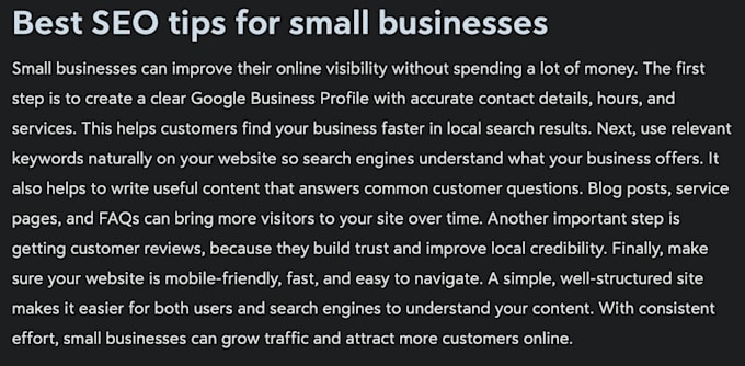do SEO copywriting and blog posts