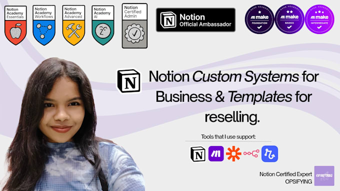 build custom automated notion workflow for your business