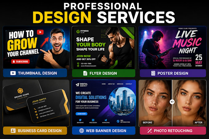 custom social media banner design service