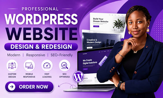 build wordpress website design redesign wordpress modern website design redesign