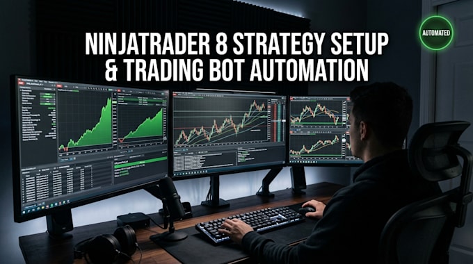 setup ninjatrader 8 strategy, automate your trading and optimize algo trading