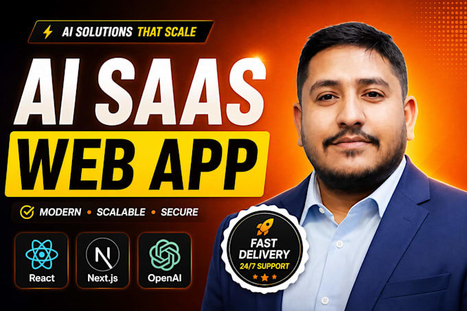 build ai saas webapp, chatbot, and full stack website
