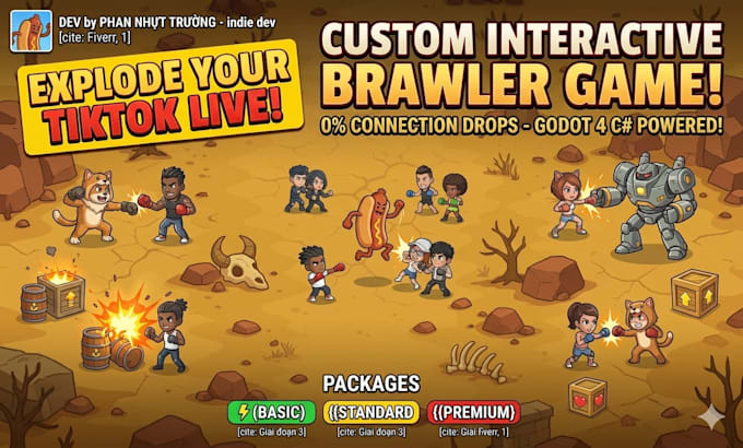 develop a custom tiktok interactive livestream game