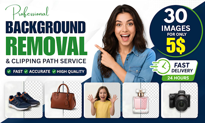 do professional background removal, cut out and transparent png