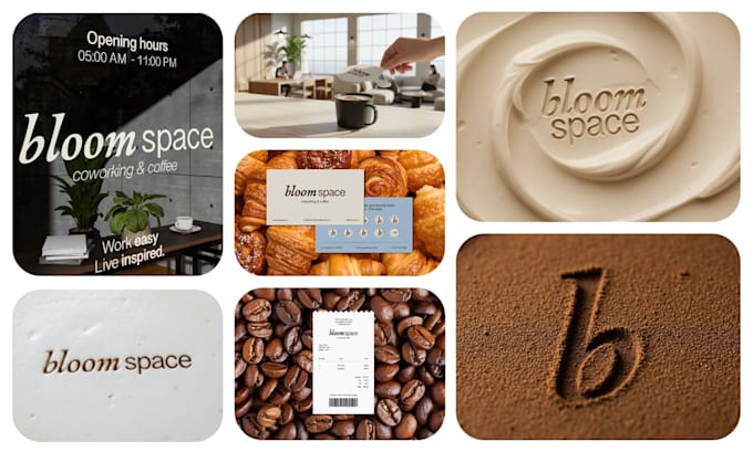 design a modern minimalist visual identity