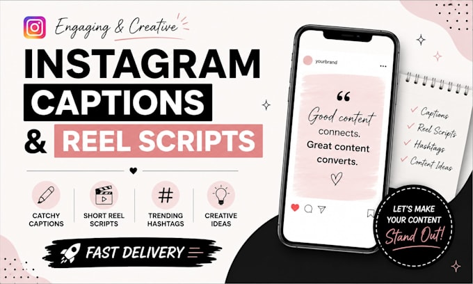 write engaging instagram captions and reel scripts