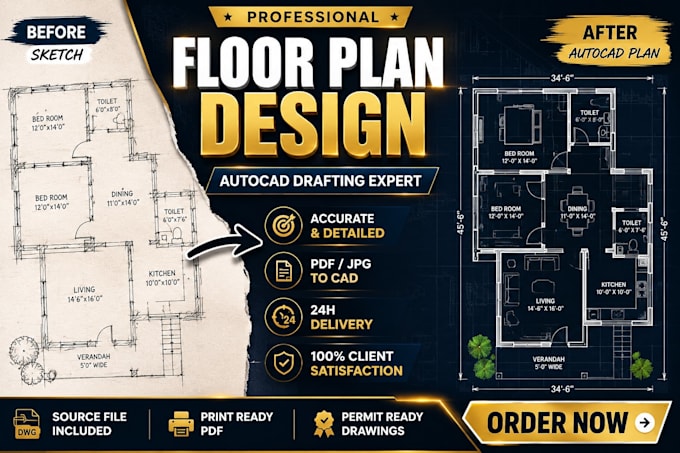 do architecture floor plan, permit drawing, autocad drafting, blueprint, and mep