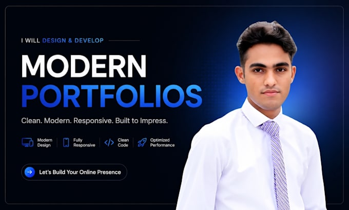 do react portfolio website development for personal portfolio n business website