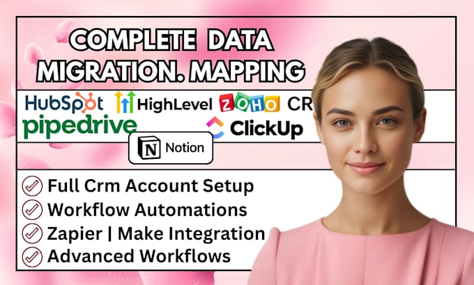 do data migration on hubspot gohighlevel pipedrive monday crm slack odoo crm