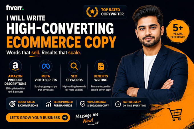write premium shopify product descriptions and ad scripts