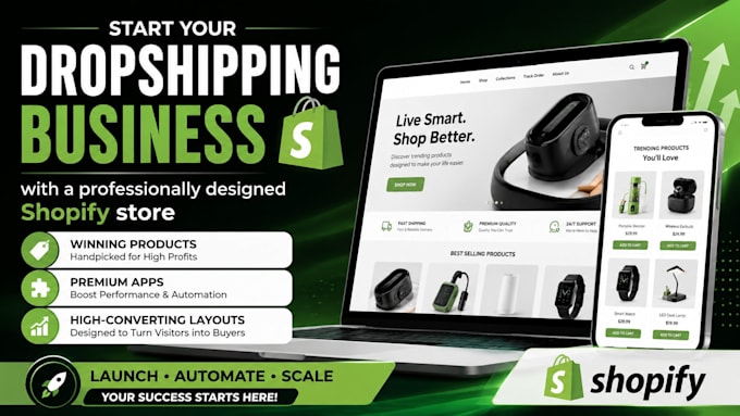 create a profitable shopify dropshipping store