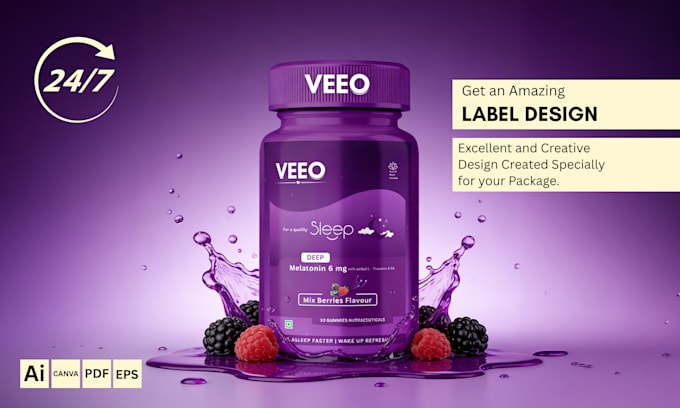 premium packaging design, product label, box package