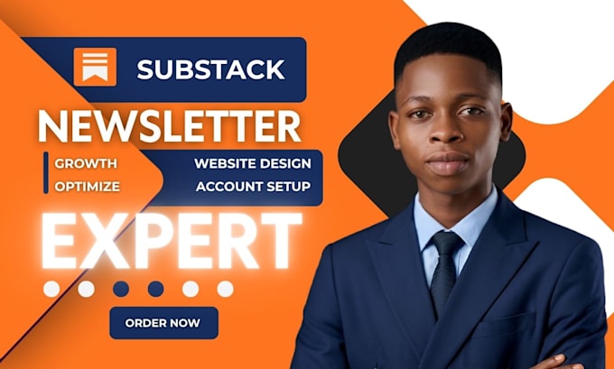 setup substack account, design substack newsletter, do substack promotion