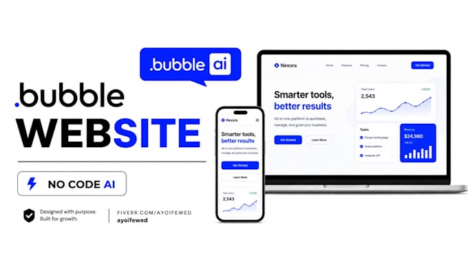 build nocode bubble io web app website bubble developer bubbleio mobile app